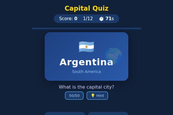 Capital Quiz