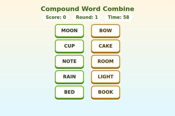 Compound Word Combine