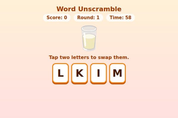 Word Unscramble